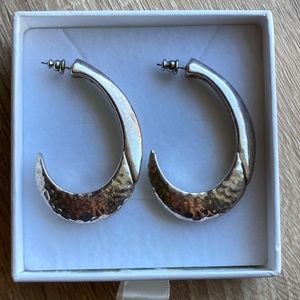 Simon Sebbag Sterling Silver Hoop Earrings